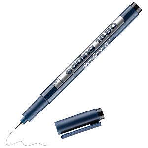Flomaster za tehničko crtanje drawliner 0,1 mm Edding 1880 crni