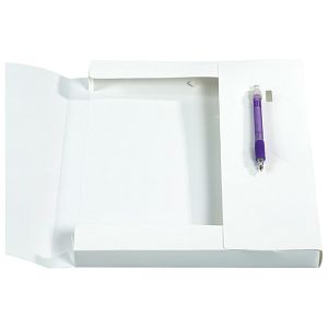 Mapa s gumicom hrbat-25 mm A4 pp Kreacover Exacompta 59589E bijela