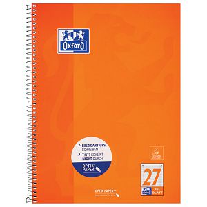 Blok kolegij A4+ crte 80L perforacija+4rupe Classic Oxford 100050360 narančasti