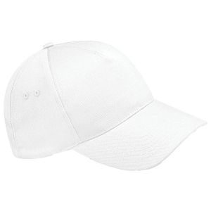 Kapa šilt 5 panela Ultimate Beechfield B15 bijela