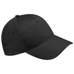 Kapa šilt 5 panela Ultimate Beechfield B15 crna