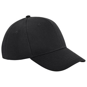 Kapa šilt 6 panela Ultimate Beechfield B18 crna
