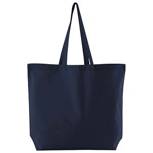 Vrećice za kupovinu pamučna 35x39x13.5 cm duge ručke Maxi Beechfield W165  tamnoplava