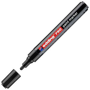 Marker permanentni lakirajući 2-3mm Edding 790 crni