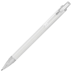 Olovka kemijska aluminijska s prozirnom klipsom Eugene Macma 1547306 bijela