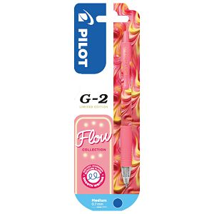Roler gel grip 0,7mm G2 Flow Pilot BL-G27-FLP-L (plavi ispis) rozi blister