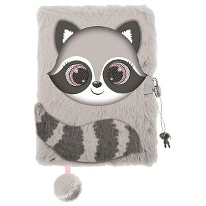 Dnevnik s ključem A5 96L My Little Friend Raccoon 5076