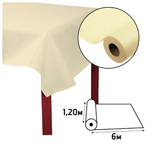 Stolnjak reciklirani 1,20x6 m Spunbond Exacompta RS021602I bež