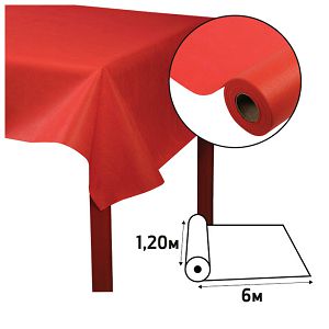 Stolnjak reciklirani 1,20x6 m Spunbond Exacompta RS021603I pastelno roza