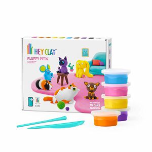 Glina KAZOO HEY CLAY Fluffy Pets 15023, 15 kutijica