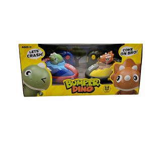 Bumper dinosauri 2 autića za sudaranje na daljinsko upravljanje KAZOO DC302A, glazba i svjetlo