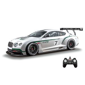 Auto na daljinsko upravljanje KAZOO 866-1817B, Bentley GT3, 1:18, bijeli