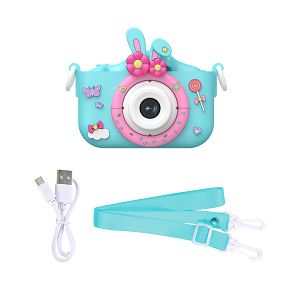 Fotoaparat Multifunkcionalni dječji KAZOO X2HD, plavi, zec