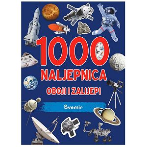 1000 NALJEPNICA Svemir,oboji i zalijepi 302157