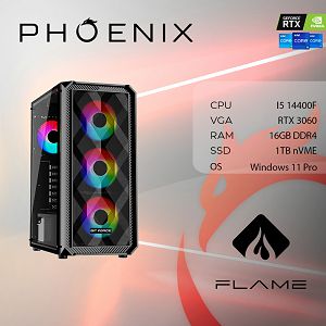 Računalo Phoenix FLAME Y-621 Intel i5 14400F/16GB DDR4/NVME SSD 1TB/600W 80+/RTX 3060 12GB/Windows 11 PRO