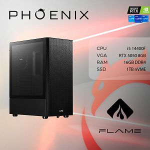 Računalo Phoenix FLAME X-526 Intel i5 14400F/16GB DDR4/NVME SSD 1TB/RTX 5050 8GB/550W 80+
