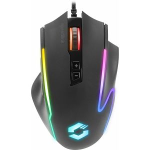 Miš SPEEDLINK Decus NX, RGB, žični, 12.800 DPI, gumeni, crni
