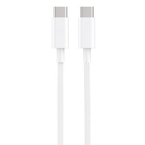 Kabel ADDA USB-210-WH, Fusion Charge+Data, Type-C na Type-C, 3.1A, pleteni, 1m, bijeli