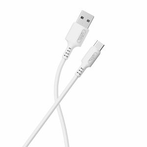 Kabel ADDA USB-201-WH, Fusion Charge+Data, USB-A na Type-C, 3.1A, Premium TPE, 2.5m, bijeli