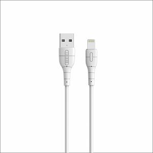 Kabel FIREBIRD by ADDA USB-303-WH, Charge+Data, USB-A na 8Pin, 2.1A,1m, bijeli