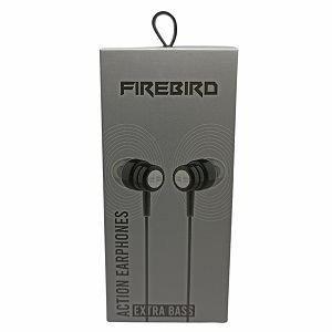 Slušalice FIREBIRD by ADDA Action Q25-BK, In-Ear, 3.5mm, crne