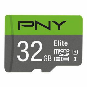 Memorijska kartica PNY MicroSDHC Elite, 32GB, klasa brzine U1, s adapterom