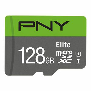 Memorijska kartica PNY MicroSDXC Elite, 128GB, klasa brzine V10, s adapterom