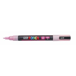 Marker uni pc-3ml Posca glitter rozi