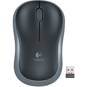 Miš Logitech M185 optički bežični, sivi, 910-002238
