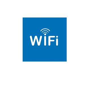 Naljepnica Apli znak wifi zona 12132