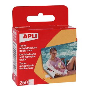 Jastučić Apli bijeli samoljepljivi 10x16mm 250/1 00094