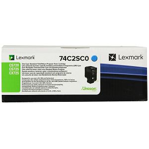 Toner Lexmark 74C2SC0 cyan 7k