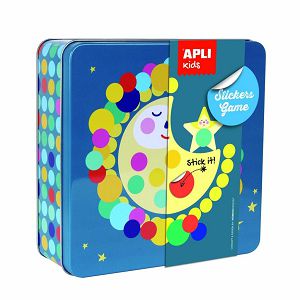Naljepnice Apli stikers u metalnoj kutiji mjesec 16L 15221