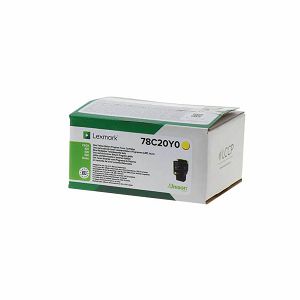 Toner Lexmark 78C20Y0 yellow 1.4k