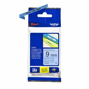 Vrpca Brother p-touch TZE521 9mm black/blue
