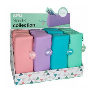 Pernica Apli prazna višenamjenska silikon pastelne boje trokutasta (display 12/1) 18368