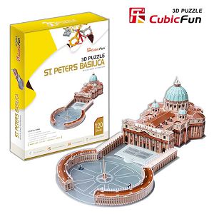 Slagalica 3D Cubicfun Bazilika Sv.Petra CBF202446 +7 IGR_KOM