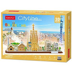 Slagalica 3D Cubicfun City Line Barcelona CBF202569 +8 IGR_KOM