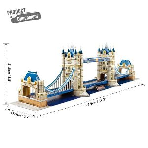 Slagalica 3D Cubicfun Tower Bridge London CBF209780 +8 IGR_KOM