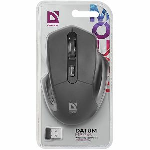 Miš Defender Datum MB-345, optički bežični,  crni