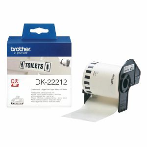 Rola Brother DK-22212 bijela rola s crnim ispisom 62 mm x 15,24 m