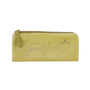 Pernica Artebene prazna višenamjenska baršunasta žuta Nobady is perfect 20x8,5cm 241119