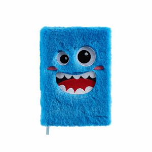Notes Miquelrius A5 80g 160L fluffy Little monster plavi MR8164
