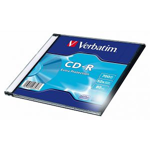 CD-R Verbatim #43347 700MB 52x, Slim Case 1/1