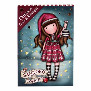 Set kartica božićnih Gorjuss Merry and Bright tis the season 1195GJ02