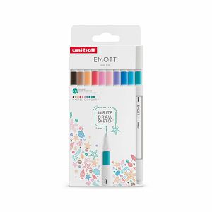 Marker Uni emott (0.4) pak 10 kom Pastel colours 302422269