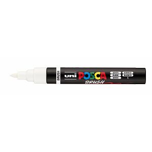 Marker Uni pc-5br brush Posca bijeli