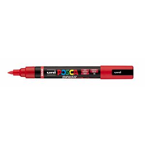 Marker Uni pc-5br brush Posca crveni
