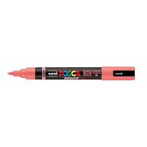 Marker Uni pc-5br brush Posca koraljno rozi