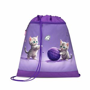 Vrećica za papuče Belmil little kittens lila mačke 336-91/339